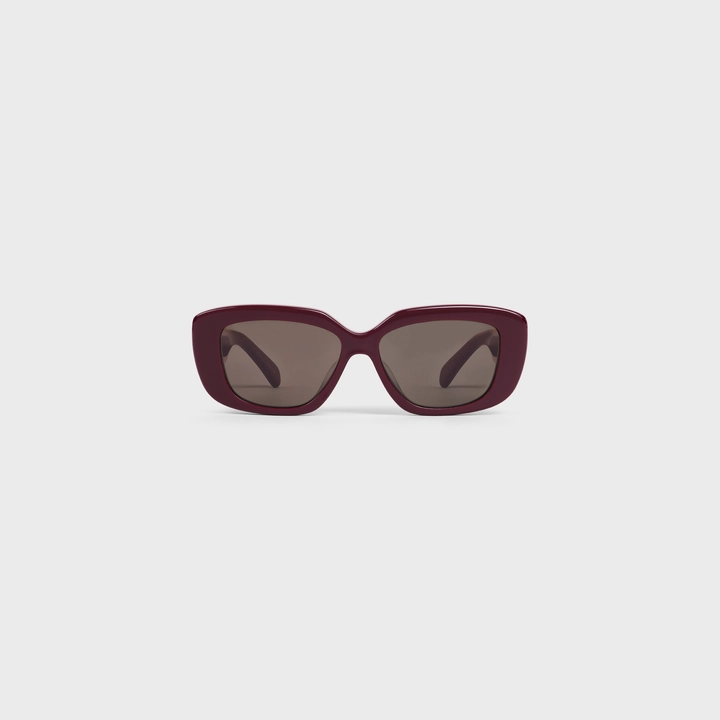 TRIOMPHE 04 SUNGLASSES IN ACETATE DARK AUBERGINE 2