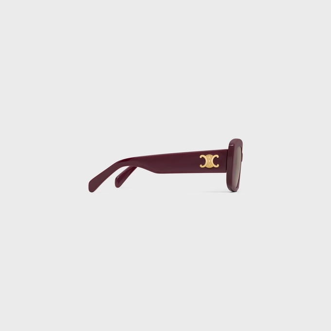 TRIOMPHE 04 SUNGLASSES IN ACETATE DARK AUBERGINE4